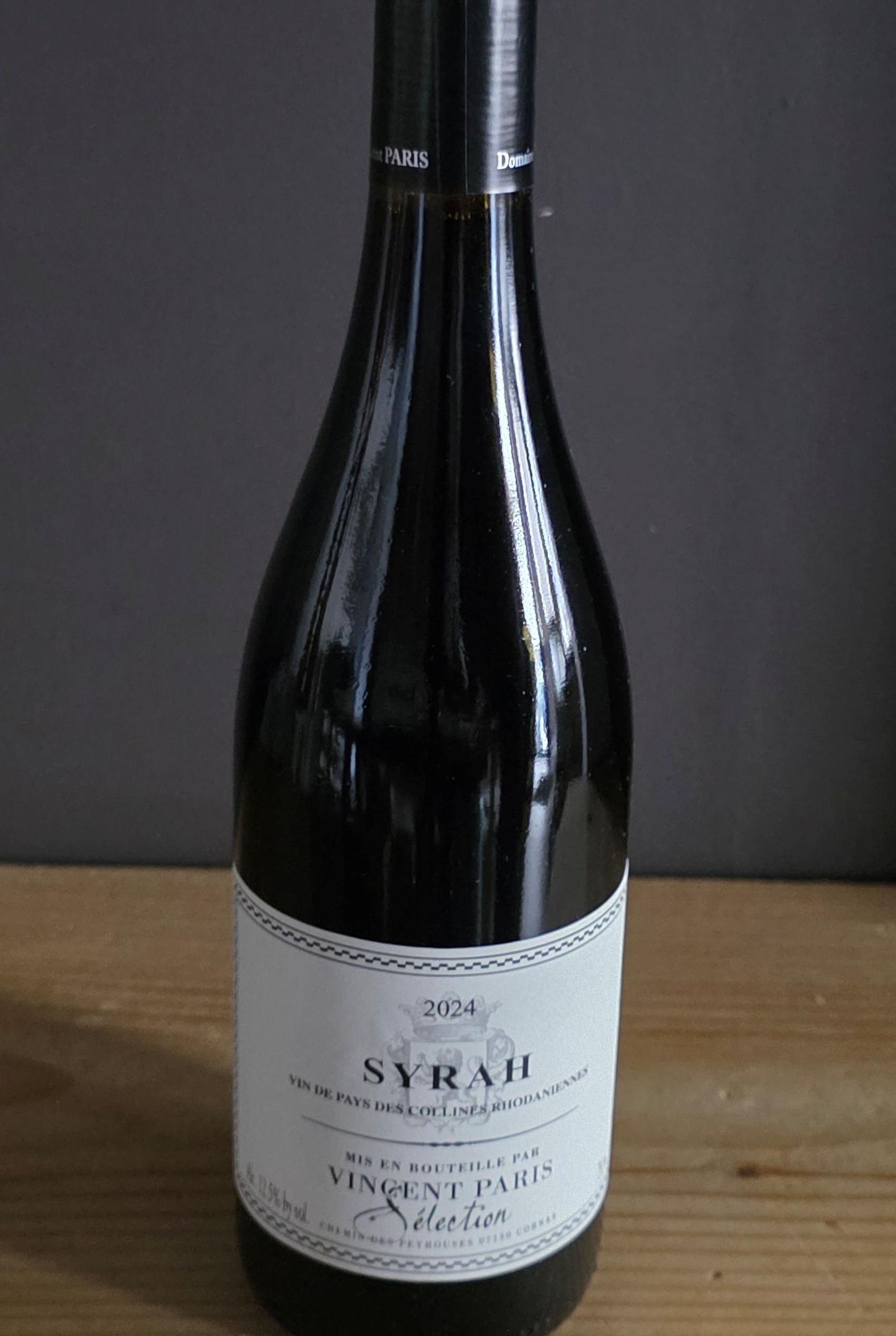 Syrah “Sélection” Syrah 2024 (Vincent Paris – Rhône septentrional) - Image 1
